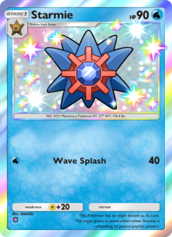 Starmie - pokemon TCG Card