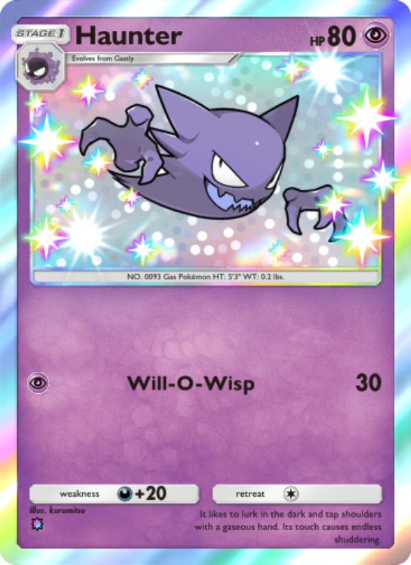 Haunter - Pokémon TCG Card