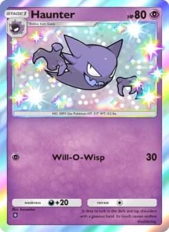 Haunter - pokemon TCG Card