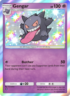 Gengar - pokemon TCG Card