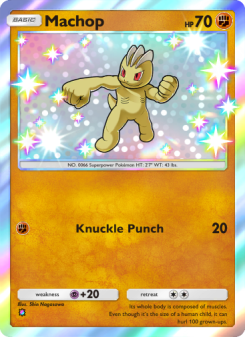 Machop - pokemon TCG Card