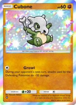 Cubone - pokemon TCG Card
