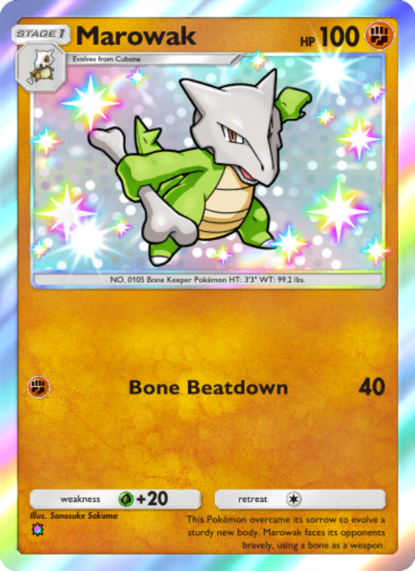 Marowak - Pokémon TCG Card
