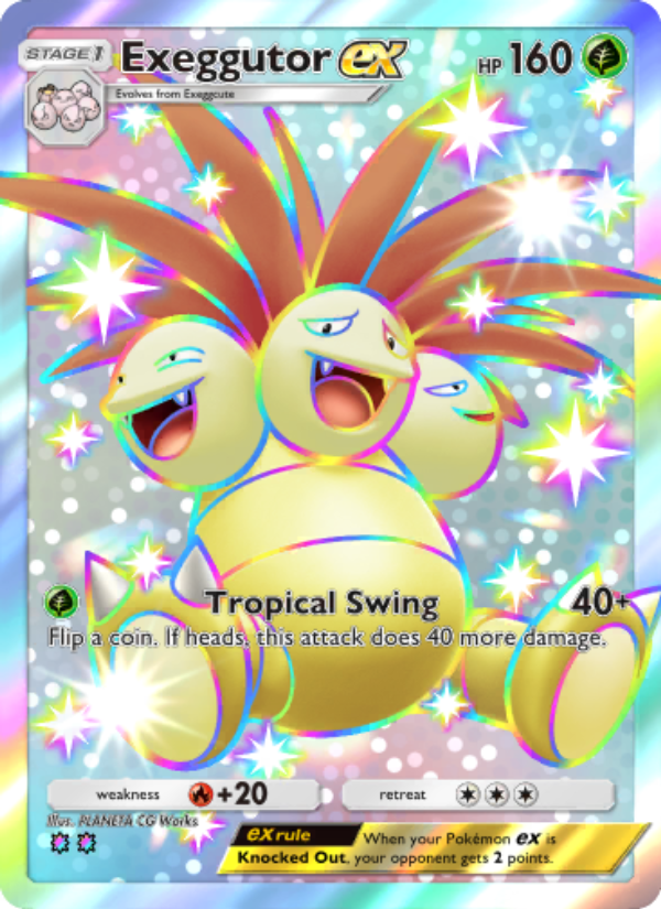 Exeggutor ex - Pokémon TCG Card