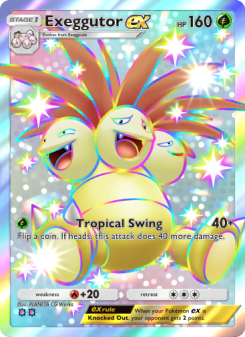Exeggutor ex - pokemon TCG Card