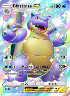 Blastoise ex - pokemon TCG Card
