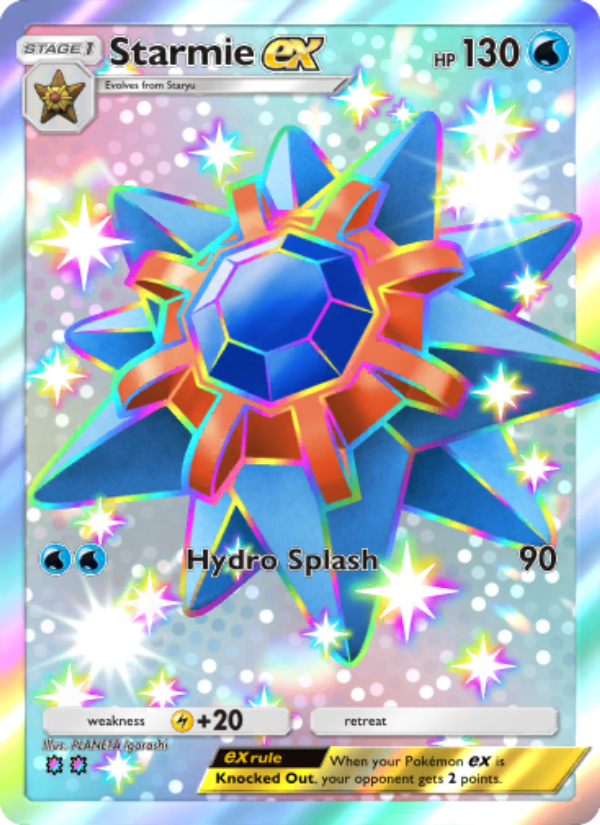 Starmie ex - Pokémon TCG Card