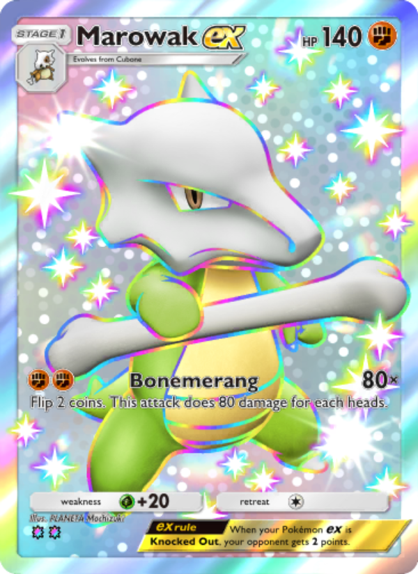 Marowak ex - Pokémon TCG Card