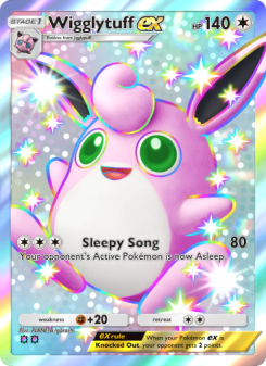 Wigglytuff ex - pokemon TCG Card