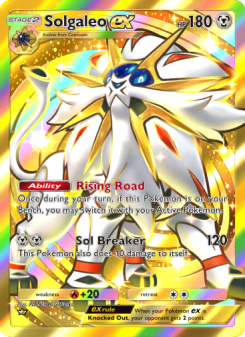 Solgaleo ex - pokemon TCG Card