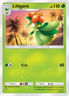 Lilligant - pokemon TCG Card