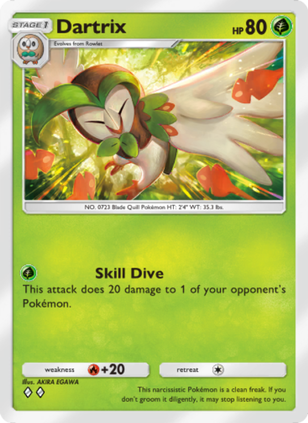 Dartrix - Pokémon TCG Card