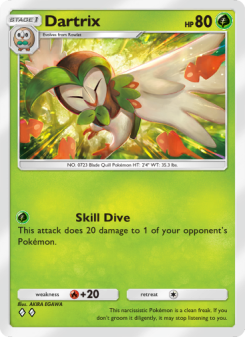 Dartrix - pokemon TCG Card