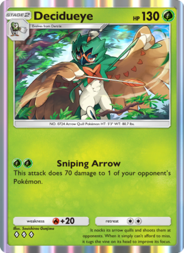 Decidueye - Pokémon TCG Card
