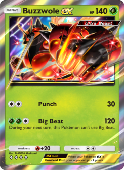 Buzzwole ex - pokemon TCG Card