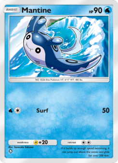 Mantine - pokemon TCG Card