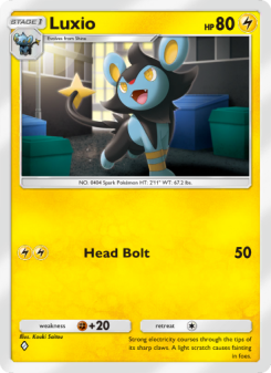 Luxio - pokemon TCG Card
