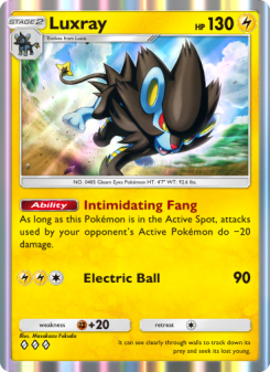 Luxray - pokemon TCG Card
