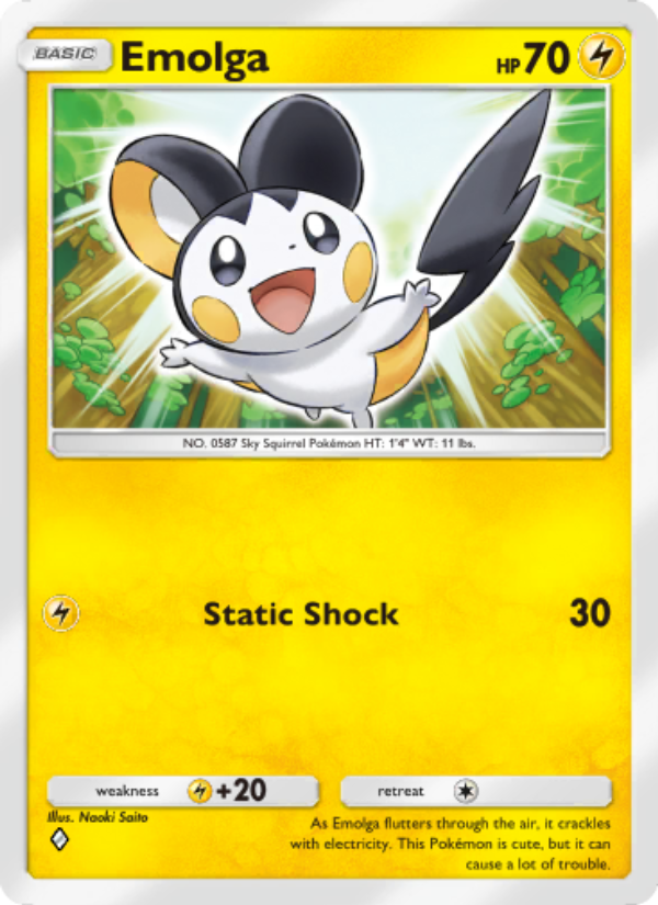 Emolga - Pokémon TCG Card