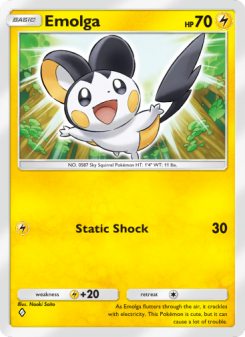 Emolga - pokemon TCG Card