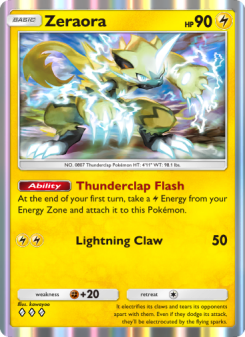 Zeraora - pokemon TCG Card