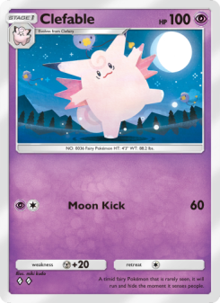 Clefable - pokemon TCG Card