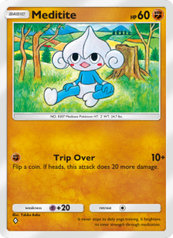 Meditite - pokemon TCG Card