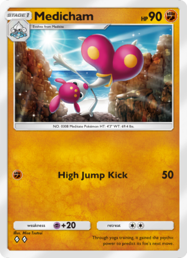 Medicham - Pokémon TCG Card