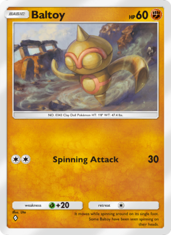 Baltoy - Pokémon TCG Card