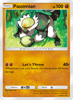 Passimian - pokemon TCG Card