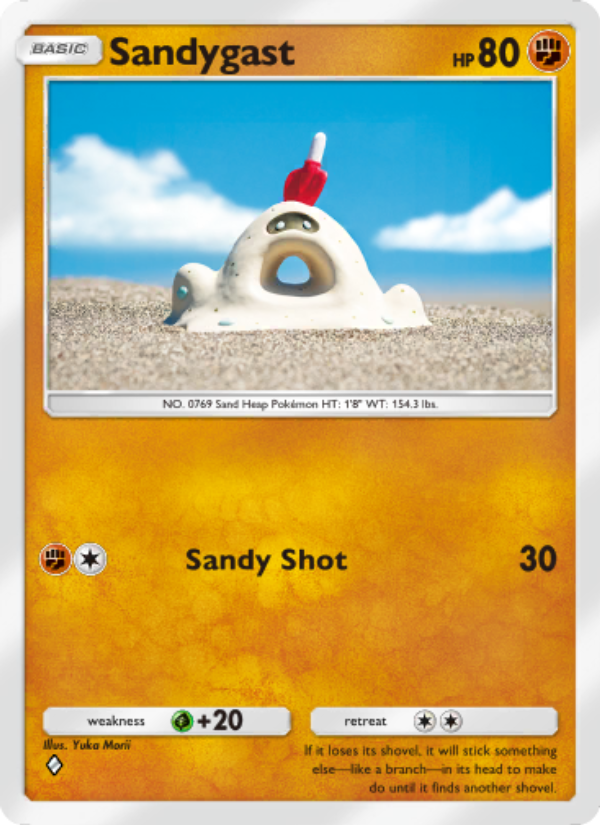 Sandygast - Pokémon TCG Card