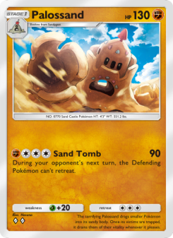 Palossand - pokemon TCG Card