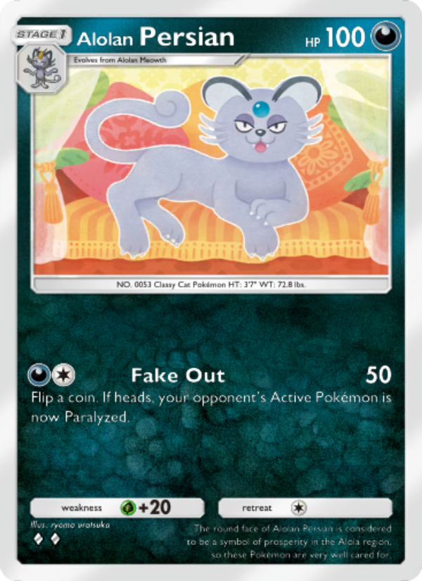 Alolan Persian - Pokémon TCG Card