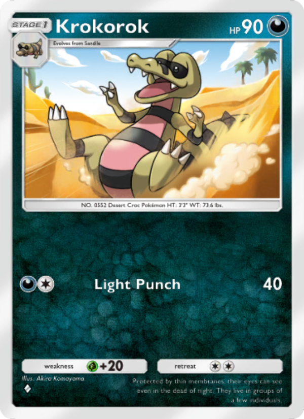 Krokorok - Pokémon TCG Card