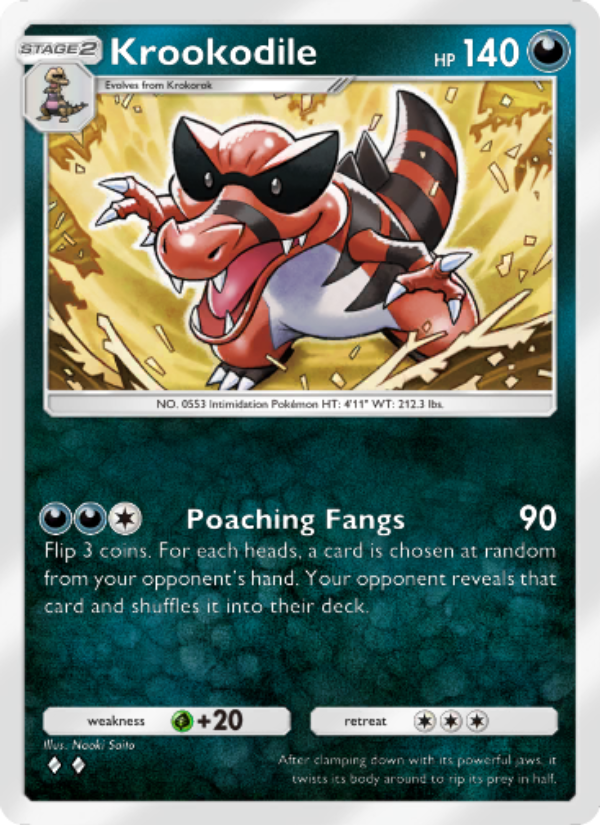 Krookodile - Pokémon TCG Card
