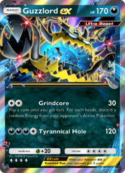 Guzzlord ex - pokemon TCG Card