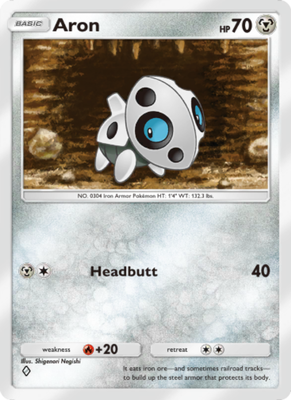 Aron - Pokémon TCG Card