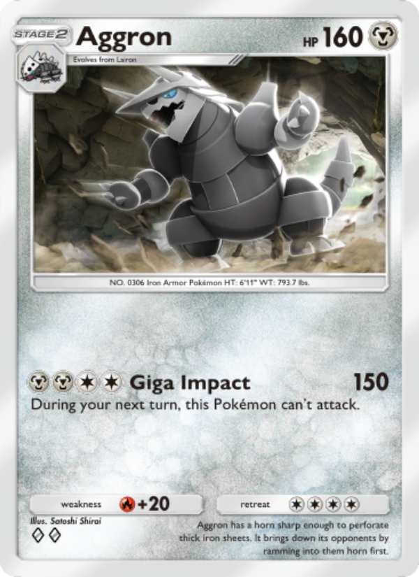 Aggron - Pokémon TCG Card