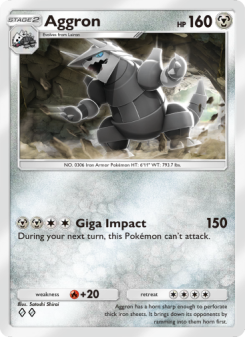Aggron - pokemon TCG Card