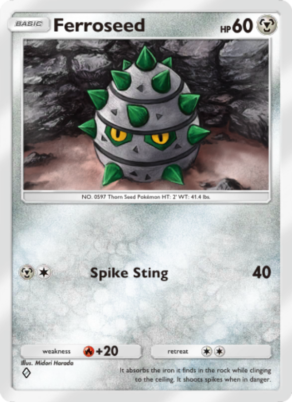 Ferroseed - Pokémon TCG Card