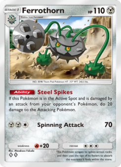 Ferrothorn - pokemon TCG Card