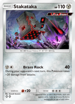 Stakataka - pokemon TCG Card