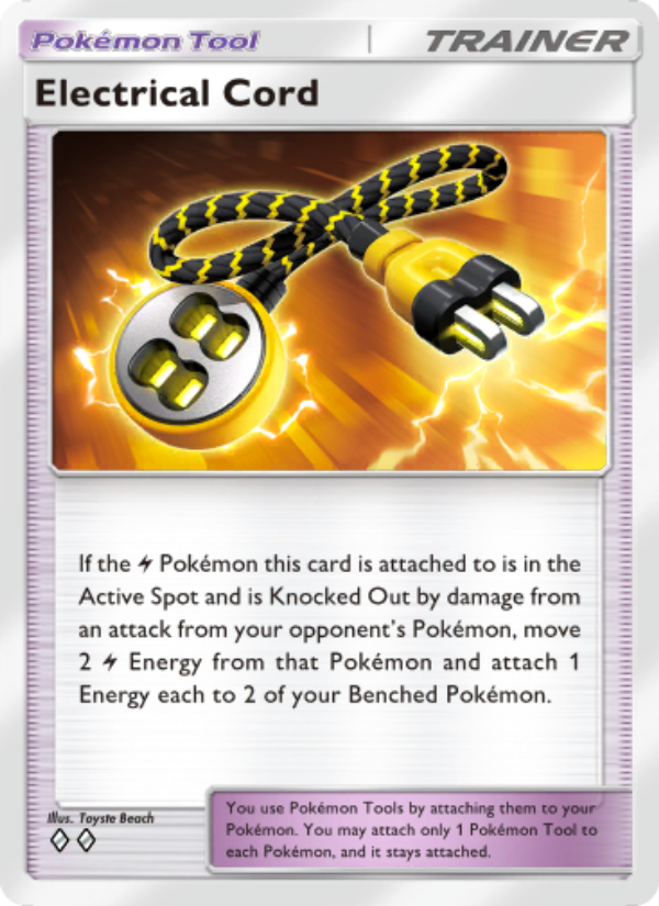 Electrical Cord - Pokémon TCG Card