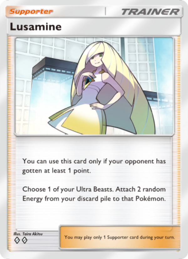Lusamine - Pokémon TCG Card