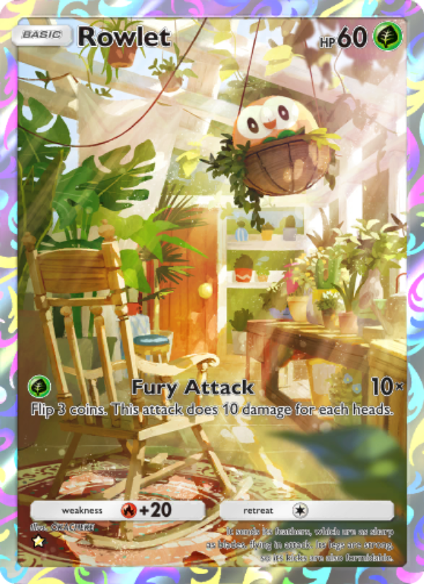 Rowlet - Pokémon TCG Card