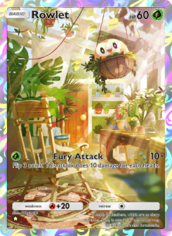 Rowlet - pokemon TCG Card