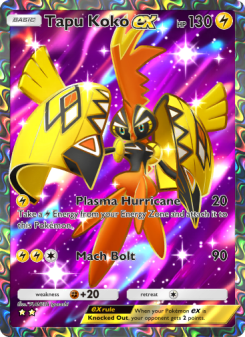 Tapu Koko ex - pokemon TCG Card