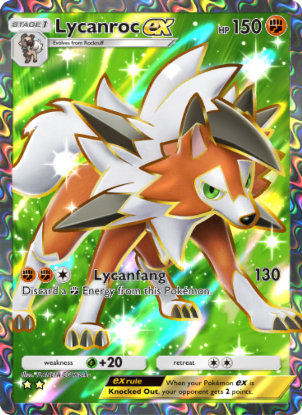 Lycanroc ex - Pokémon TCG Card