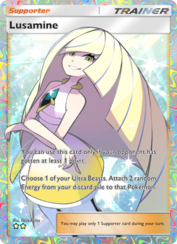 Lusamine - Pokémon TCG Card