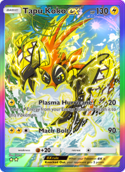 Tapu Koko ex - pokemon TCG Card